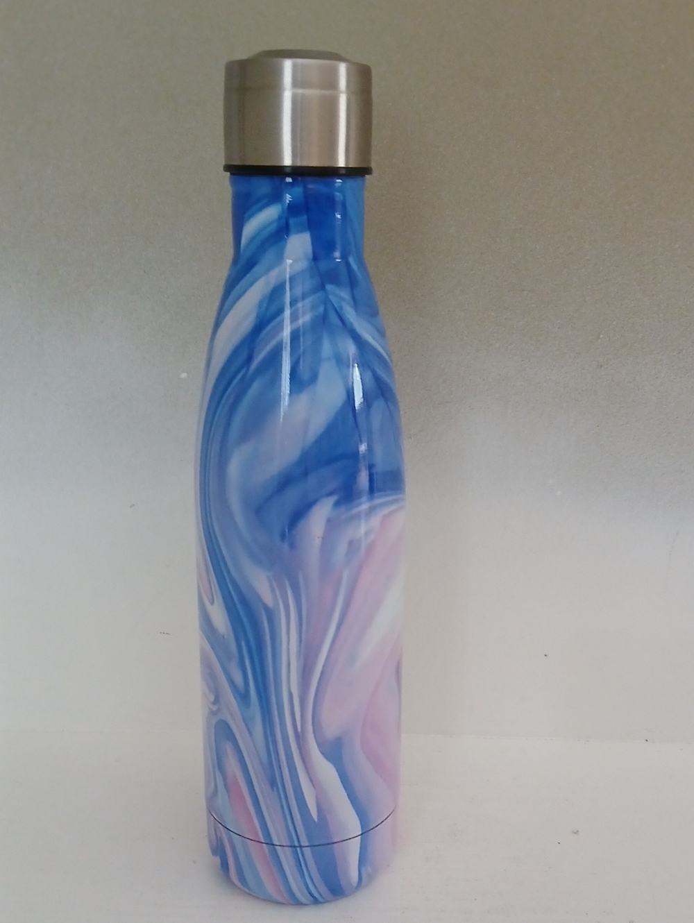 Blue and Pink Marble Stainless Insulated Bottle - Nwot